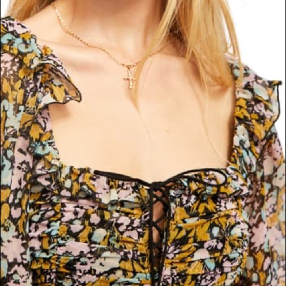 FREE PEOPLE BLOUSE NWT SZ M